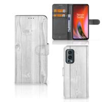 OnePlus Nord 2 5G | Book Style Case | White Wood - thumbnail