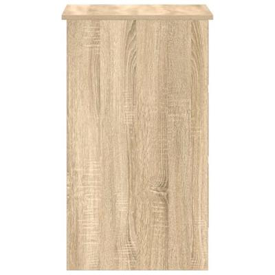 Bureau 90x45x76 cm bewerkt hout sonoma eikenkleurig