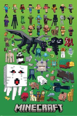 Poster Minecraft - Character Montage 61x91,5cm Poster Minecraft - Character Montage 61x91,5cm