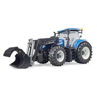 Bruder New Holland tractor + frontlader - thumbnail