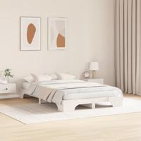 Bedframe Wit 140 x 190 cm Massief grenenhout - thumbnail