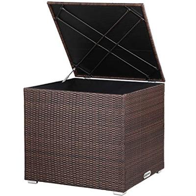 Polyrattan Kussenbox Bruin 318L Polyrattan Kussenbox Bruin 318L
