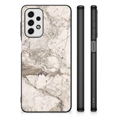 Samsung Galaxy A23 Marmeren Print Telefoonhoesje Marmer Beige Samsung Galaxy A23 Marmeren Print Telefoonhoesje Marmer Beige