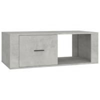 Salontafel 100x50,5x35 cm bewerkt hout betongrijs - thumbnail