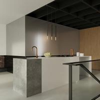 Hanglamp MOZAICA 3P zwart/koper - thumbnail