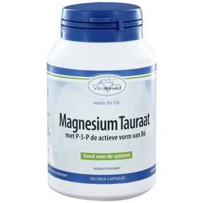 Vitakruid Magnesium Tauraat met Vitamine B6 (P-5-P) 90