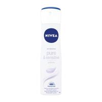Nivea Pure & Sensitive Deodorant Spray - 150 ml - thumbnail