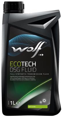 Wolf transmissie-olie "ecotech dsg fluid". gear oil 1l yellow ecotech dsg fluid