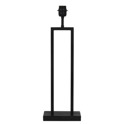 Light & Living Tafellamp 'Shiva' 55cm, kleur Mat Zwart (excl. kap)
