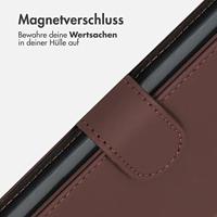 Accezz Wallet Softcase Bookcase Samsung Galaxy S23 Plus Telefoonhoesje Bruin - thumbnail