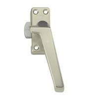 AXA raamsluiting 3308 - met drukknop en nok - draairichting 2-3 - rechtsdraaiend - alu F2 - 3308-31-92/E - thumbnail