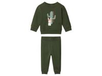 lupilu Baby joggingpak (62/68, Donkergroen) - thumbnail