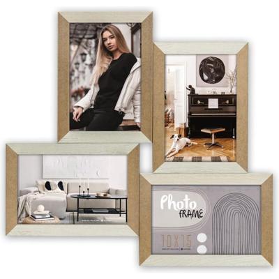 Zep Fotolijst DN496W Vercelli White 4Q 4x 10x15 cm
