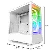 NZXT H5 Elite - White - thumbnail