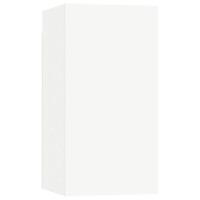 Tv-meubel 30,5x30x60 cm spaanplaat wit - thumbnail