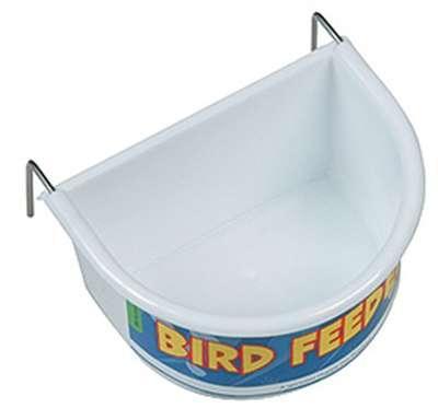 HAPPY PET VOERBAK HALF ROND WIT