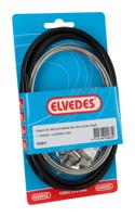 Elvedes Cable Systems BV Kabelset elvedes rollerbrake brim41/50/53 achterzijde zwart - thumbnail