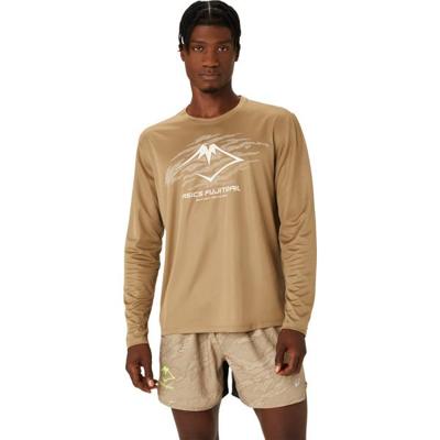 ASICS Fujitrail Logo Longsleeve T-Shirt Heren ASICS Fujitrail Logo Longsleeve T-Shirt Heren