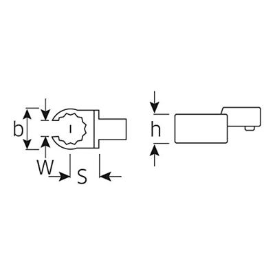 Stahlwille 58231024 Insteekringsleutel