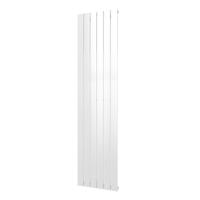 Plieger Cavallino Retto designradiator verticaal enkel middenaansluiting 1800x450mm 910W wit 7252970 - thumbnail