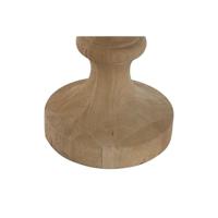 Bureaulamp Home ESPRIT Natuurlijk Mangohout 50 W 220 V 40 x 40 x 78 cm - thumbnail