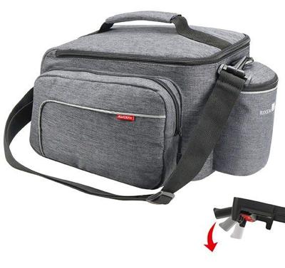 Abi Klickfix enkele fietstas achter rackpack sport uniklip grijs