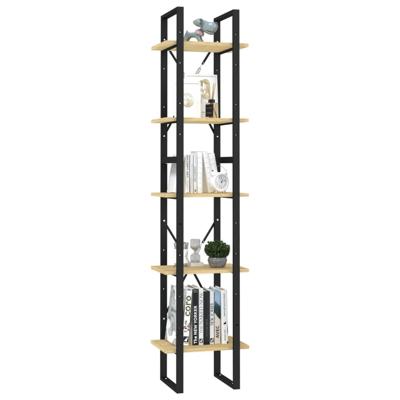 VidaXL Boekenkast met 5 schappen 40x30x175 cm massief grenenhout VidaXL Boekenkast met 5 schappen 40x30x175 cm massief grenenhout