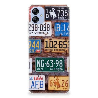 Samsung Galaxy A04e | Siliconen hoesje | met foto Kentekenplaten Samsung Galaxy A04e | Siliconen hoesje | met foto Kentekenplaten