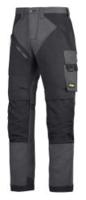 Snickers Workwear 6303 Ruffwork werkbroek - staalgrijs/zwart - maat 50 - thumbnail