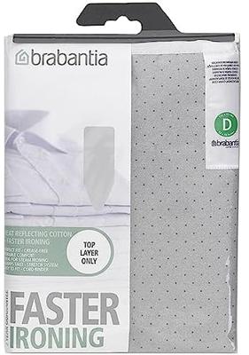 Brabantia strijkplankhoes D 135x45cm 2mm schuim metallic