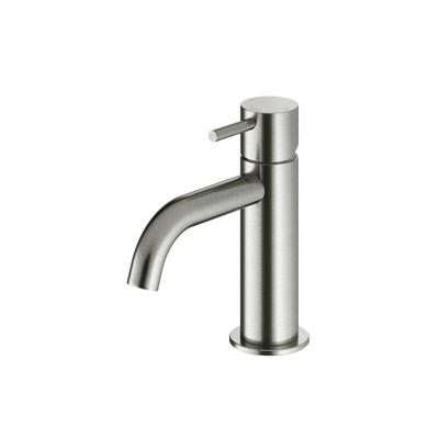 Hotbath Archie - Wastafelmengkraan - zonder Waste - Laag - Geborsteld Nikkel - Opbouw - Roestvrijstaal - V01