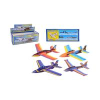 Johntoy Jumbo EVA foam vliegtuig 45cm - thumbnail