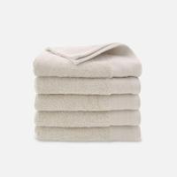 Walra Soft Cotton Handdoeken 60 x 110 cm - 550 gr/m² - Kiezel Grijs - 5 stuks - thumbnail
