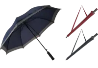 Paraplu 104 cm blauw of bordeaux - thumbnail