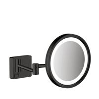 Hansgrohe Scheerspiegel AddStoris Met LED Licht Mat Zwart - thumbnail