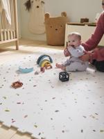 Groot tapijt met 9 schuimtegels ecru - thumbnail