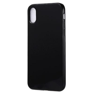 Candy Color TPU Case voor iPhone XS Max(Black)