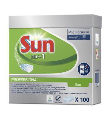 Vaatwastabletten Sun Pro Formula All-in-one Eco 100 stuks