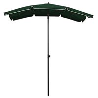 VidaXL Parasol met paal 200x130 cm groen - thumbnail