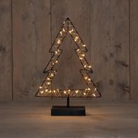 B.O.T. Indoor Black Tree 24X35,5 cm40Led Classic kerstverlichting Anna's Collection - Annas collection - thumbnail