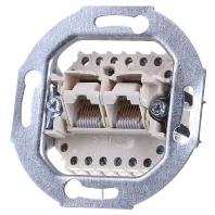 GIRA 019000 UAE-, IAE-, ISDN-contactdoos Inzetstuk Standaard 55, E2, Event Clear, Event, Event Opaque, Esprit, ClassiX, System 55 1 stuk(s)