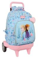 Schoolrugzak met Wielen Frozen Ice magic Blauw 33 x 45 x 22 cm - thumbnail