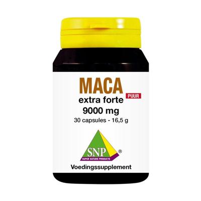 SNP Maca extra forte 9000mg puur 30 Vegetarische capsules