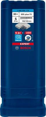 Bosch Accessories EXPERT SDS plus-7X 2608900179 Hamerboor 30-delig 5 mm Gezamenlijke lengte 165 mm SDS-Plus 30 stuk(s)