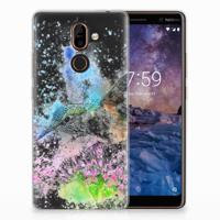 Smartphone hoesje Nokia 7 Plus Vogel - thumbnail