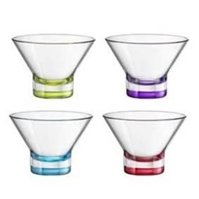 Bormioli Rocco IJscoupes Ypsilon Gekleurd - 375 ml - 4 stuks