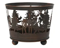 Vuurkorf Kerstbos Donkerbruin 32cm - thumbnail