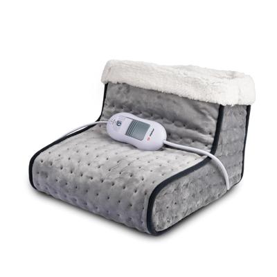 Alpina elektrische voetenwarmer voetverwarmer met overhittebeveiliging voetenwarmers 3 warmtestanden grijs
