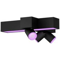 Philips Hue Centris opbouwspot White & Color 3-lichts Zwart - kruisvorm - thumbnail