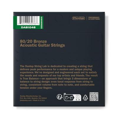 Dunlop DAB1048 80/20 Bronze Extra Light 10-48 snarenset